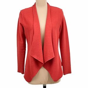Susan Bristol Red Open Front Cardigan